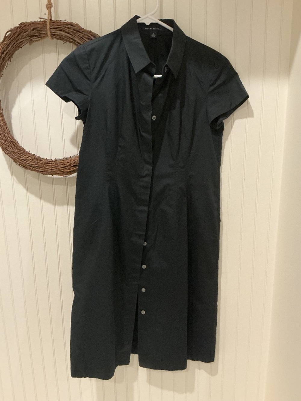 BR Button down dress short sleeve